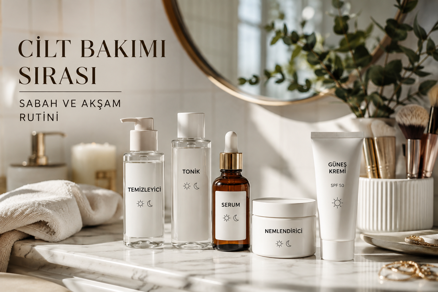 Cilt Bakımı Sırası Nasıl Olmalı? Sabah ve Akşam Cilt Bakım Rutini
